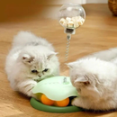 Brinquedo 3 em 1 p/ Gatos – Alimentador de Petiscos Automático | Diversão e Estimulação Mental