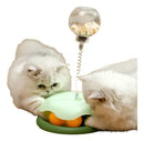 Brinquedo Interativo 2 em 1 para Gatos – Dispenser de Petiscos com Ventosa