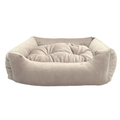 Cama para Gatos Suede Premium com Enchimento Siliconado e Zíper Removível
