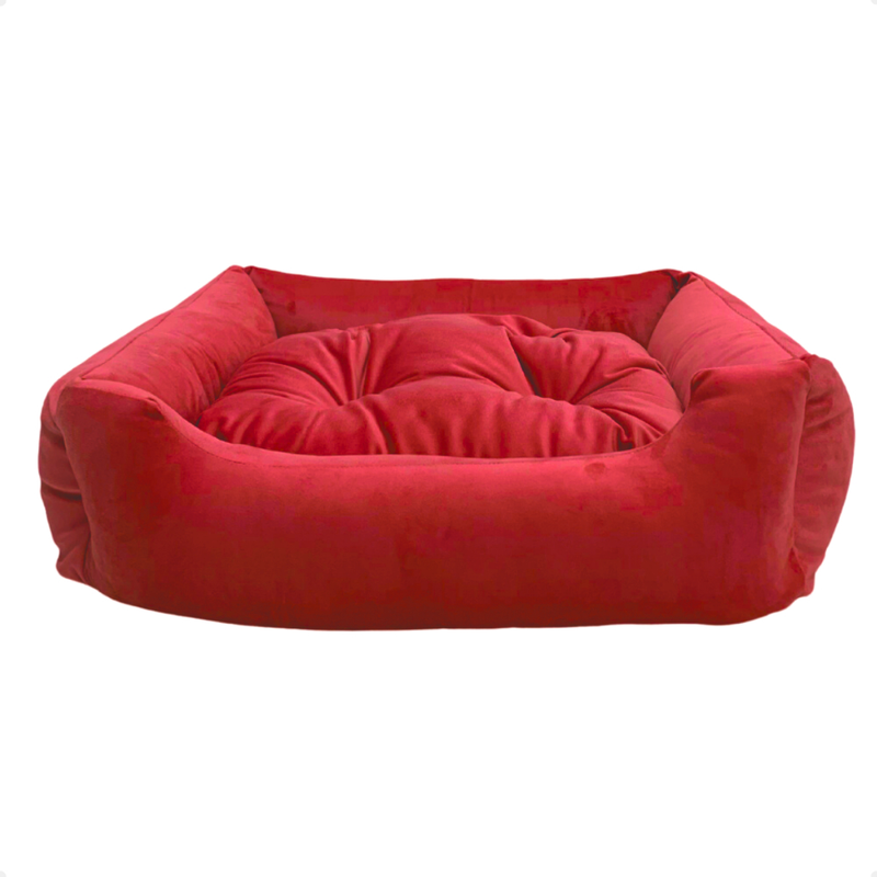 Cama para Gatos Suede Premium com Enchimento Siliconado e Zíper Removível