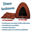 Cama Caminha Iglu Toca Casinha Com Almofada Inverno E Verão Para Cachorro E Gato - Petliz