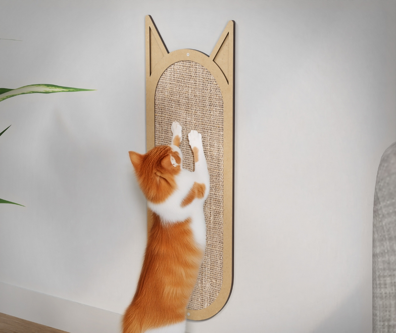 Arranhador de Parede para Gatos em Sisal Natural – 50x20cm