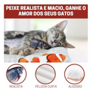 Brinquedo Peixe Elétrico Recarregável para Gato e Pets