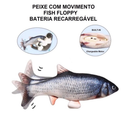 Brinquedo Peixe Elétrico Recarregável para Gato e Pets