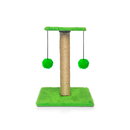 Arranhador Duplo para Gatos com Poste de Sisal e Brinquedos