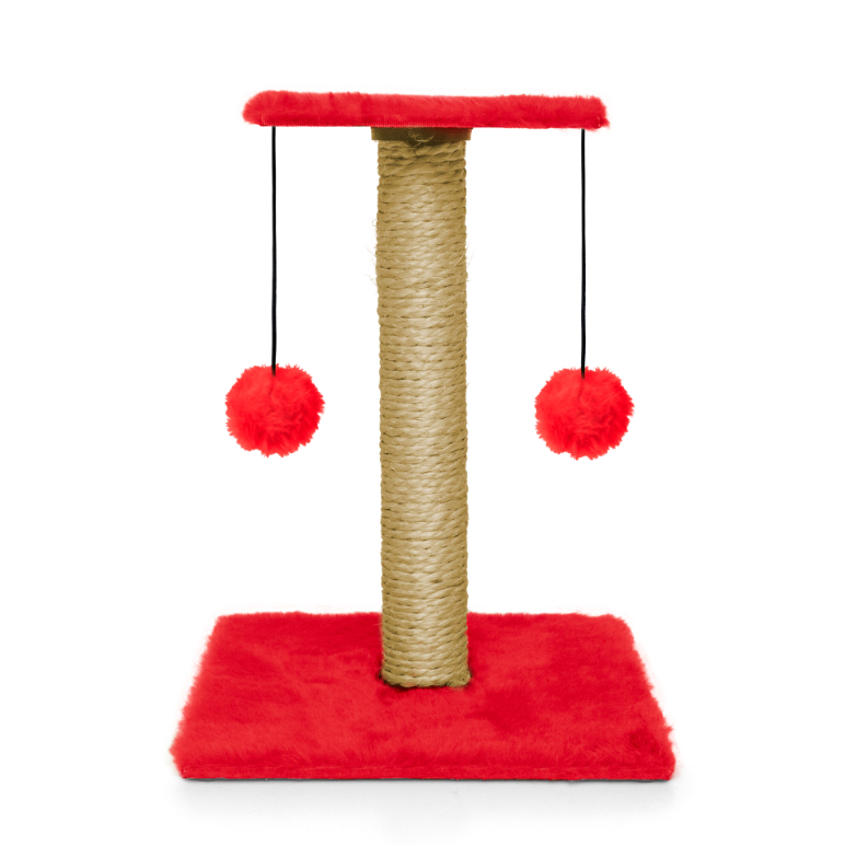 Arranhador Para Gatos Poste com Brinquedo Gato Duplo Exclusivo
