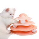 Brinquedo Interativo para Gatos - Torre com Bolinhas 4 Andares