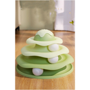 Brinquedo Interativo para Gatos - Torre com Bolinhas 4 Andares