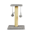 Arranhador Duplo para Gatos com Poste de Sisal e Brinquedos