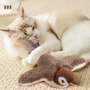 Pássaro Gato Brinquedo Interativo Recarregável Toque Ativado De Pelúcia