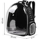 Mochila Bolsa Pet Visão ABERTA Astronauta Varias cores Gato Ou Cachorro Gabi Shop/1