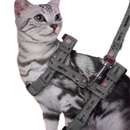 Coleira Peitoral com Guia para Gatos