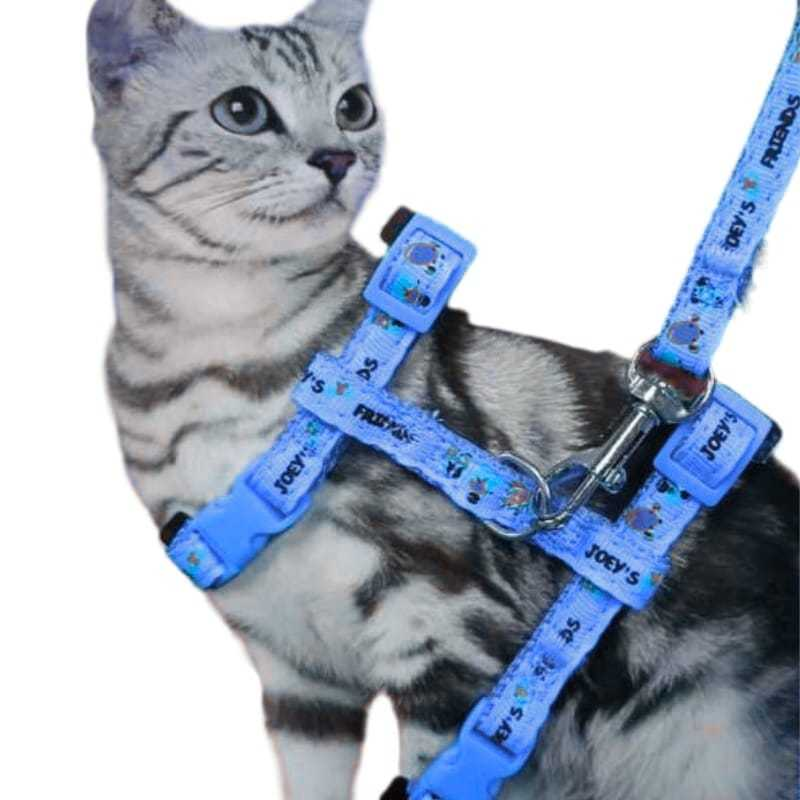 Coleira Peitoral com Guia para Gatos