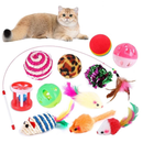 Kit com 7 Brinquedos Sortidos para Gatos
