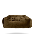 Cama para Gatos Suede Premium com Enchimento Siliconado e Zíper Removível