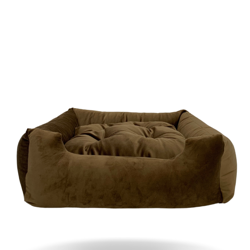 Cama para Gatos Suede Premium com Enchimento Siliconado e Zíper Removível