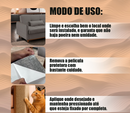 Arranhador Carpete Adesivo 200x50cm para Gato Protetor Canto Sofá Cama - Petliz