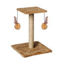 Arranhador Duplo para Gatos com Poste de Sisal e Brinquedos