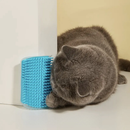 Kit 2 Peças Escovas de Parede Para Gato - Brinquedo Pet Catnip/ Massagem/ Tira Pelos e Coçador Antiestresse Para Felinos