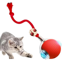 Brinquedos Inteligentes Para Gatos Bola De Rolamento Automática Cauda Falsa Recarregável Elétrico
