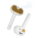 Escova Para Gato e Cachorro Pente Autolimpante Animais De Estimação Com -Botão De Liberação De Vapor