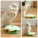 Brinquedo 3 em 1 p/ Gatos – Alimentador de Petiscos Automático | Diversão e Estimulação Mental